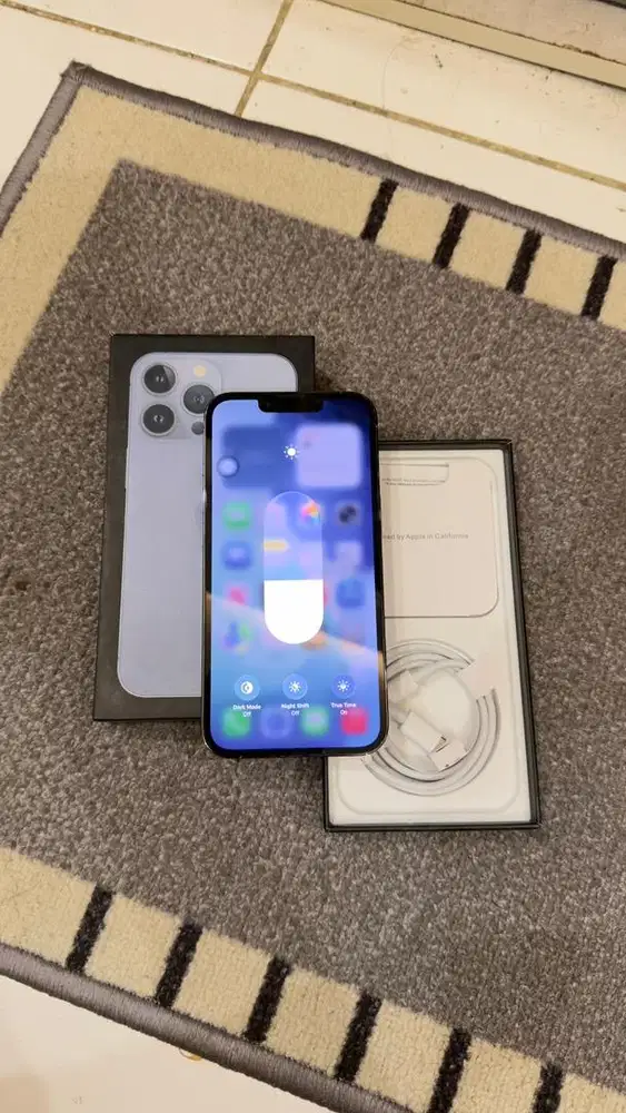 Iphone 13 Pro 128GB Sierra Blue Mulus Lengkap Terdaftar