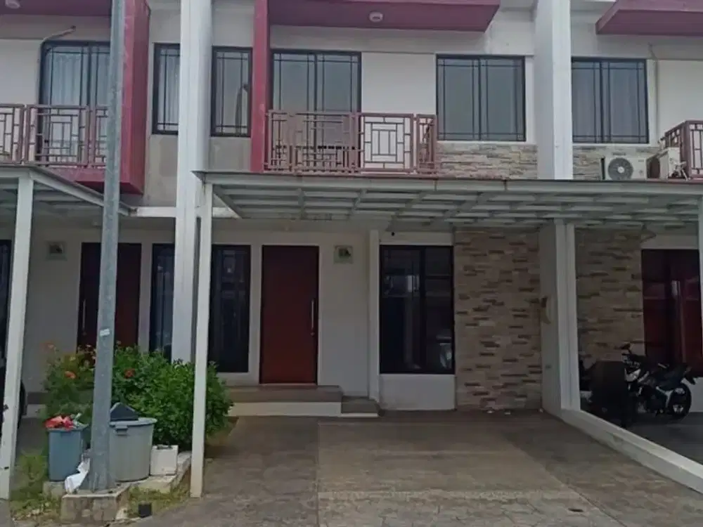 DISEWAKAN Rumah Cluster Asia Green Lake City 6X16 Harga 63JT