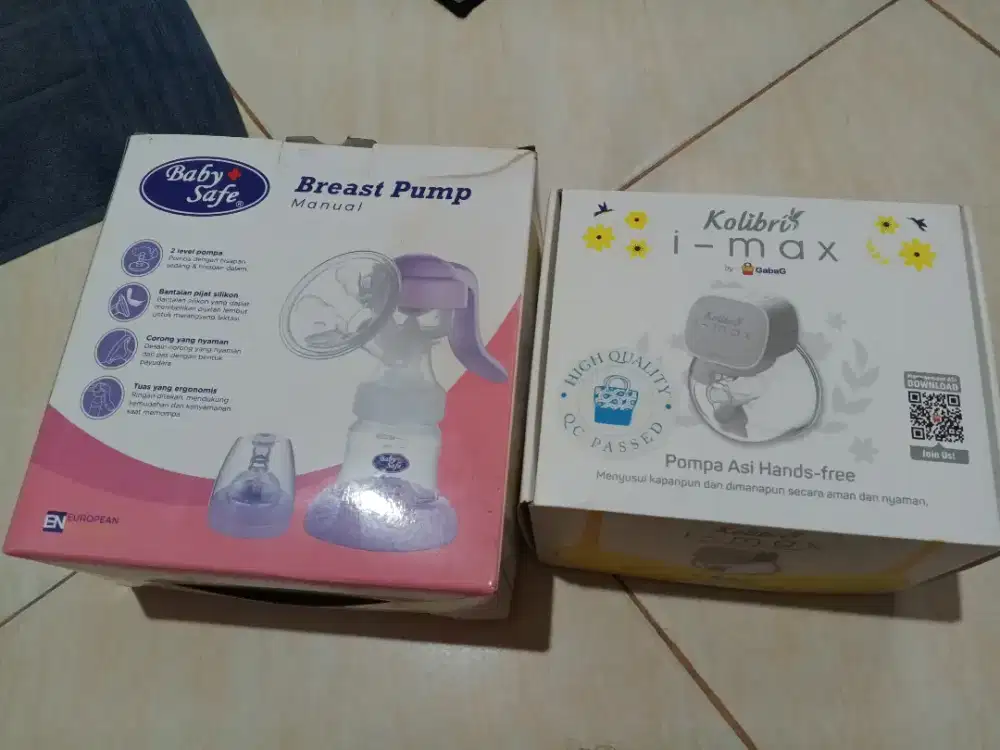 Preloved Pompa Asi elektrik Kolibri I-Max by Gabag dan Baby Safe