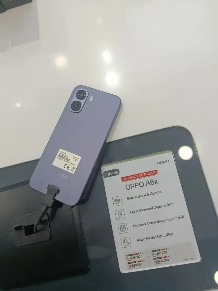 OPPO A6X bisa cicilan Tanpa Cc
