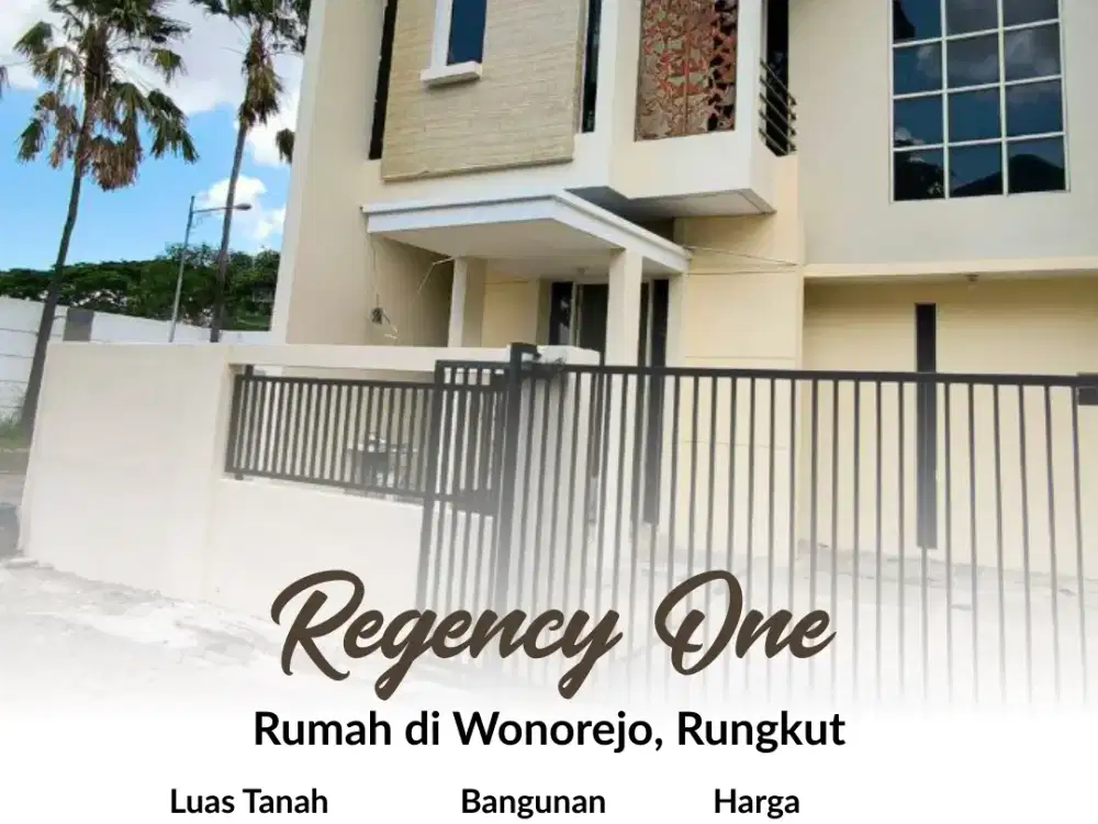 Rumah Regency One Wonorejo