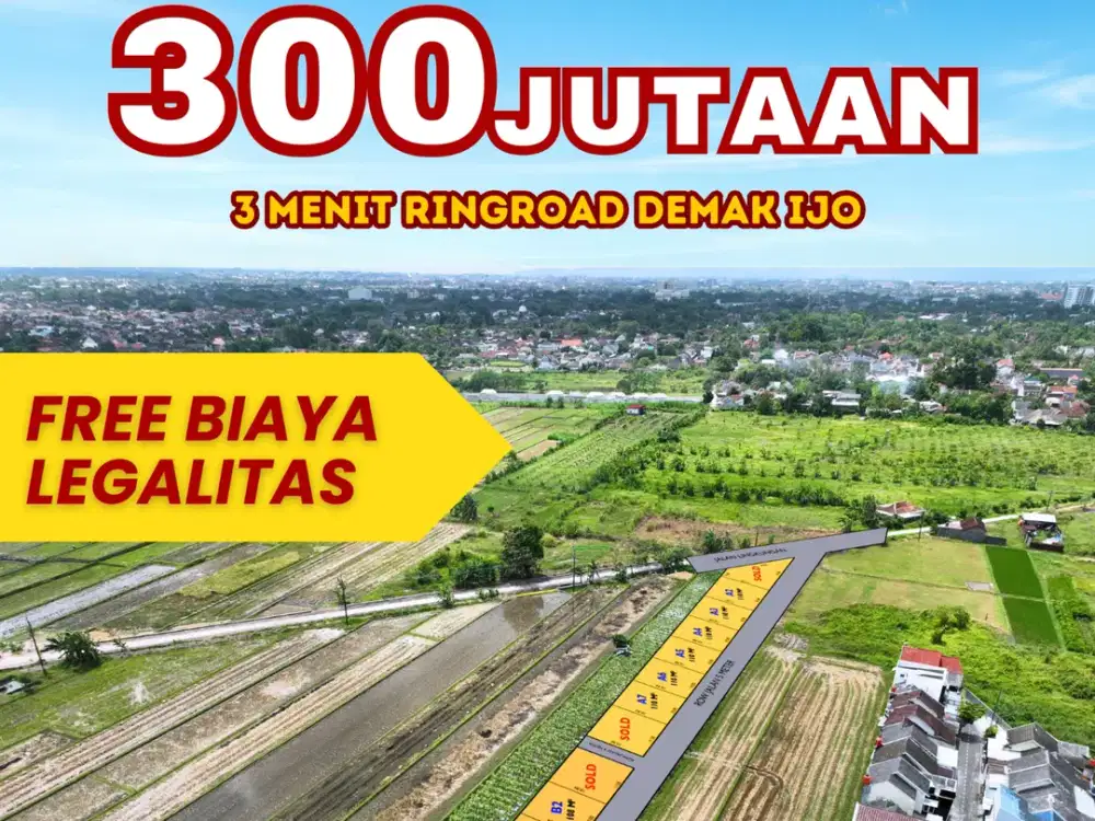 Tanah SIap Bangun Dekat Jalan Bantulan Godean View Sawah