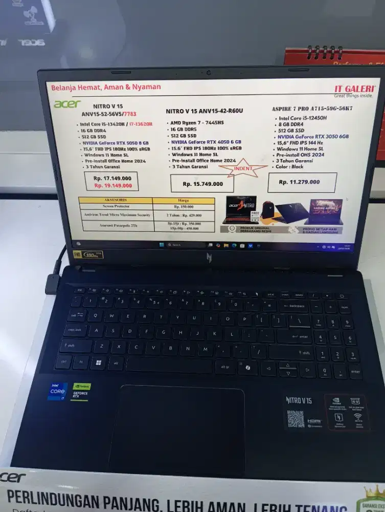 KREDIT ASUS NITRO V 15 ANV15 7783