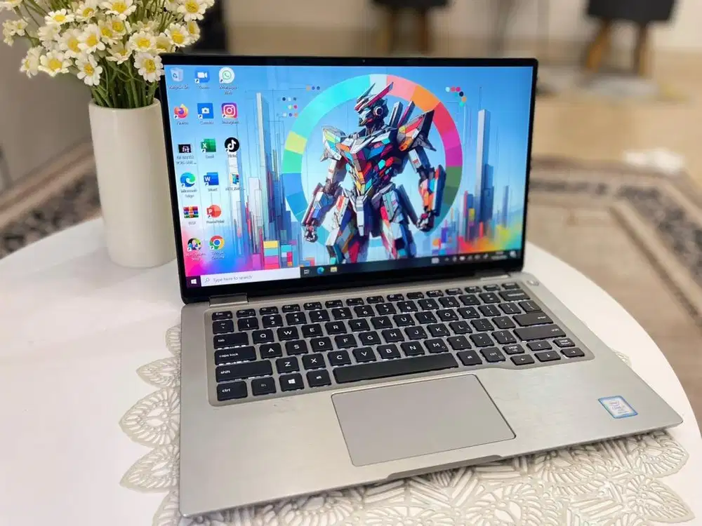 Laptop dell core i7 layar sentuh✅ layar lipat✅