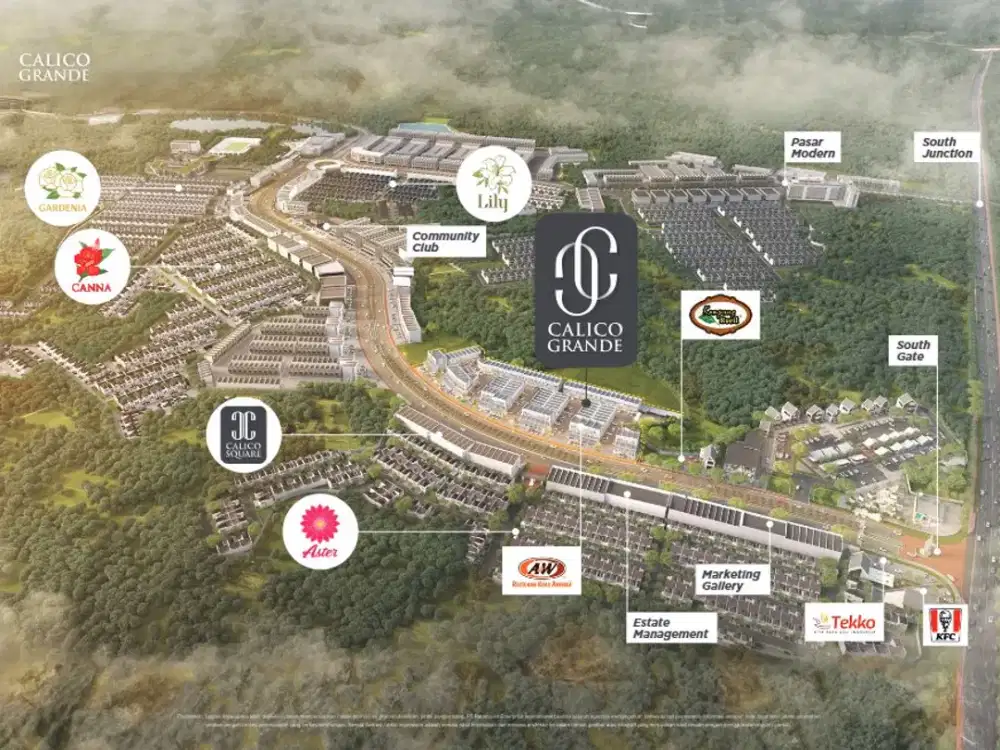 Terlaris Ruko Calico Grande Komersial Siap Pakai – Anchor Tenant Sangat Ramai