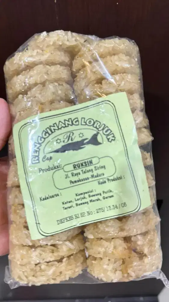 Rengginang ikan lorjuk