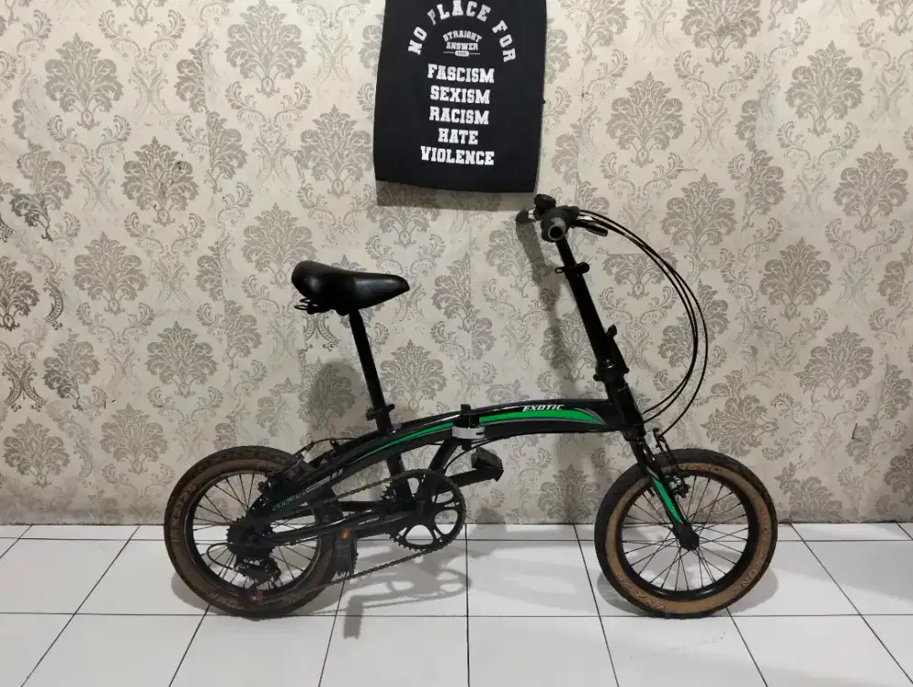 Sepeda lipat ukuran 16 untuk umur 5-15 tahun