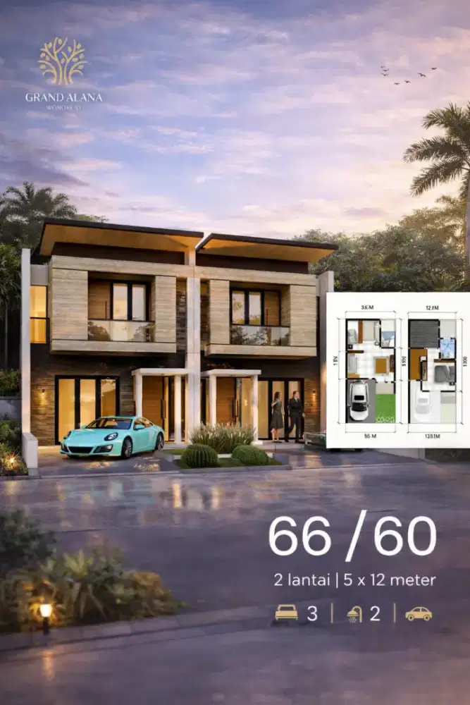 Rumah Baru Grand Alana Wonorejo | 5 Menit Akses MERR | Banyak Free