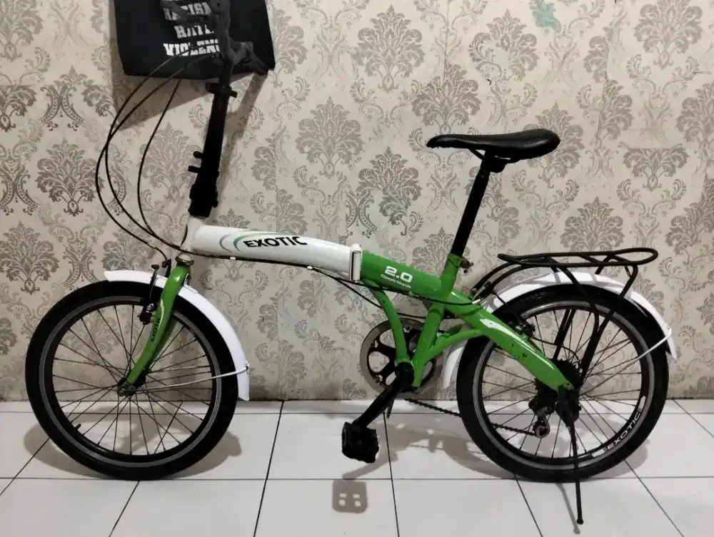 Sepeda lipat ukuran 20 untuk umur 5-78 tahun