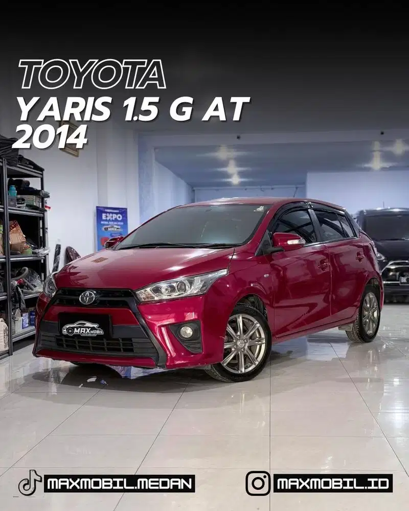 [ODO 60RB‼️] TOYOTA YARIS 1.5 G AT 2014 pemakaian 2015