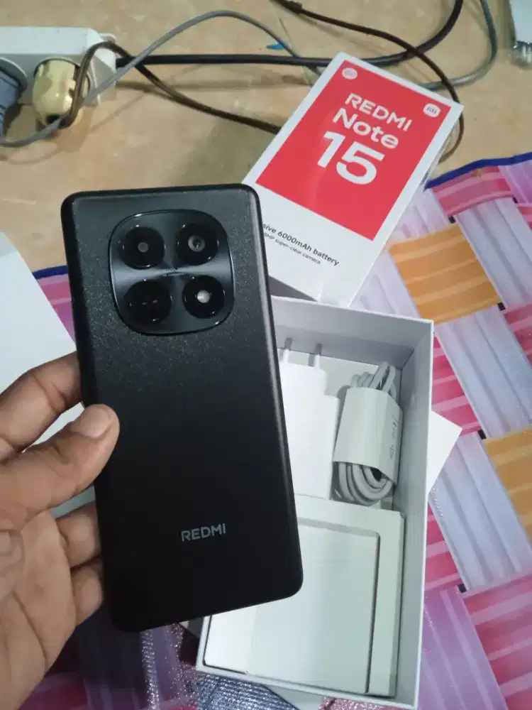 Redmi not 15 ram 8/256 nota pembelian ad di pake cuma 1mingu