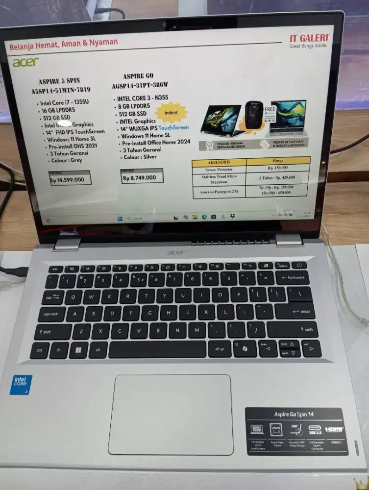 KREDIT LAPTOP ACER ASPIRE GO

AGSP14-31PT-386W