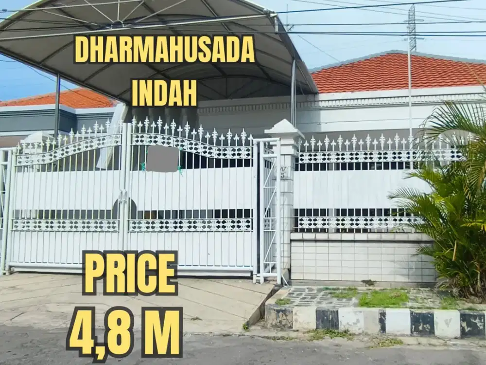 ‼️RUMAH LAMA TERAWAT‼️ RUMAH DHARMAHUSADA INDAH Dekat GALAXY MALL, KERTAJAYA, ITS, MANYAR, Dsb