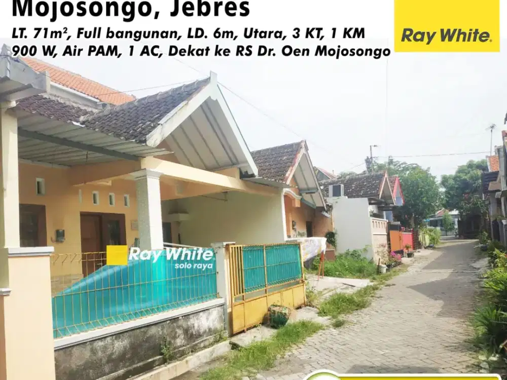 Rumah 3kamar Siap huni dekat Kampus UNS Mojosongo Jebres Solo