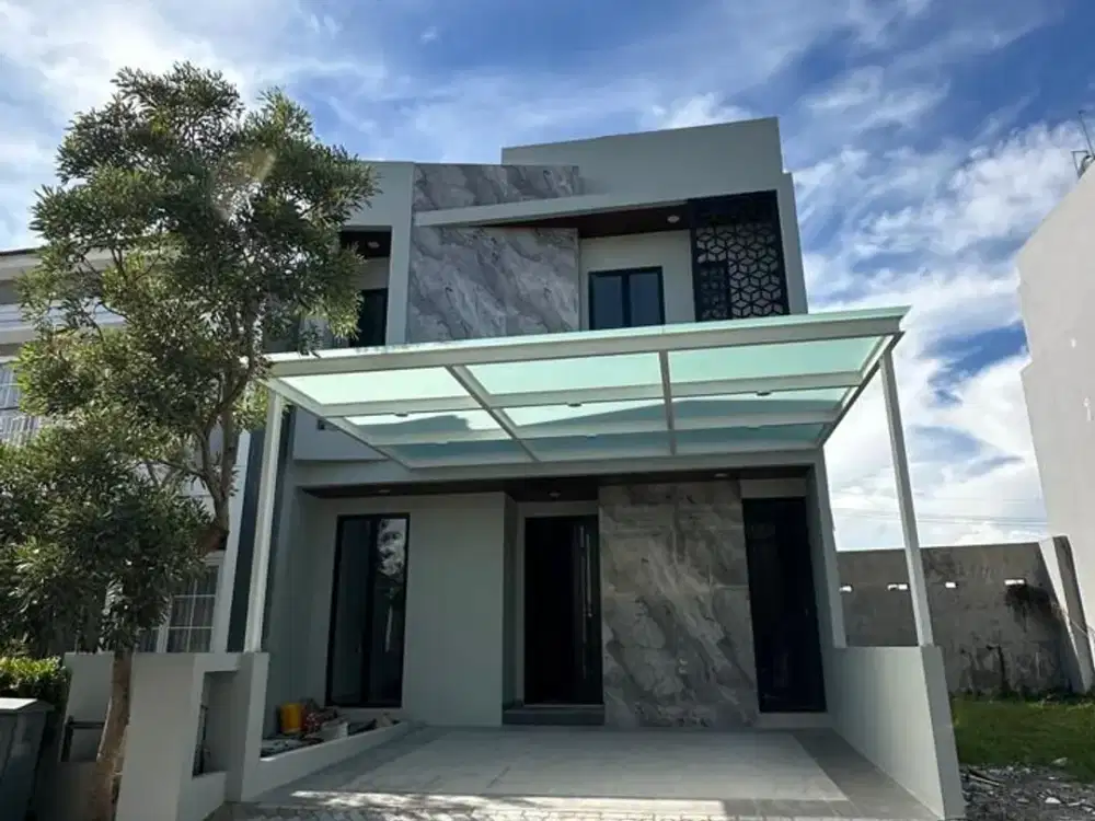 Rumah Baru Minimalis Modern 2 Lantai, Dian Istana Cluster Mocca Vrbana Surabaya Barat