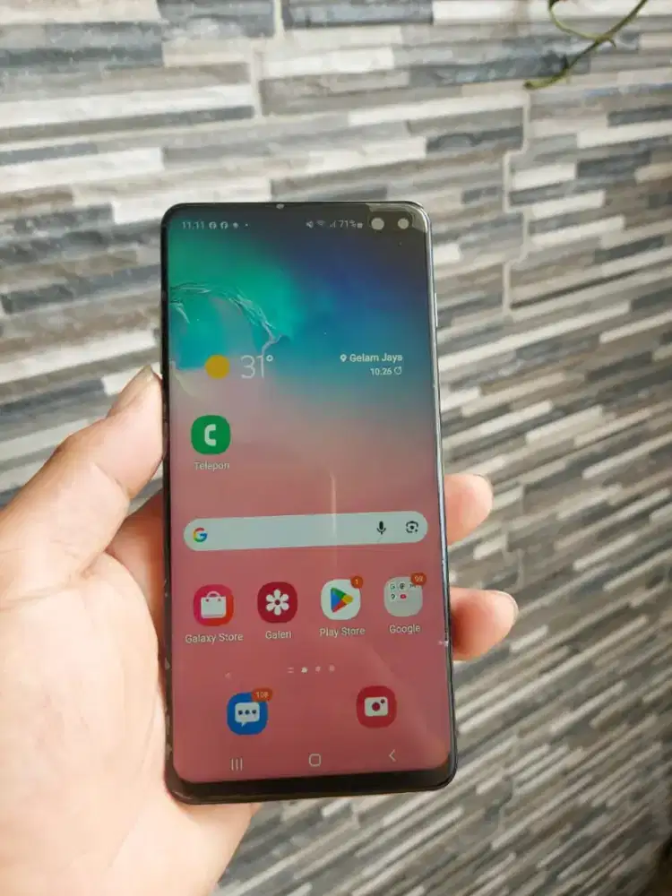 Jual hp Samsung s10 plus hp cas