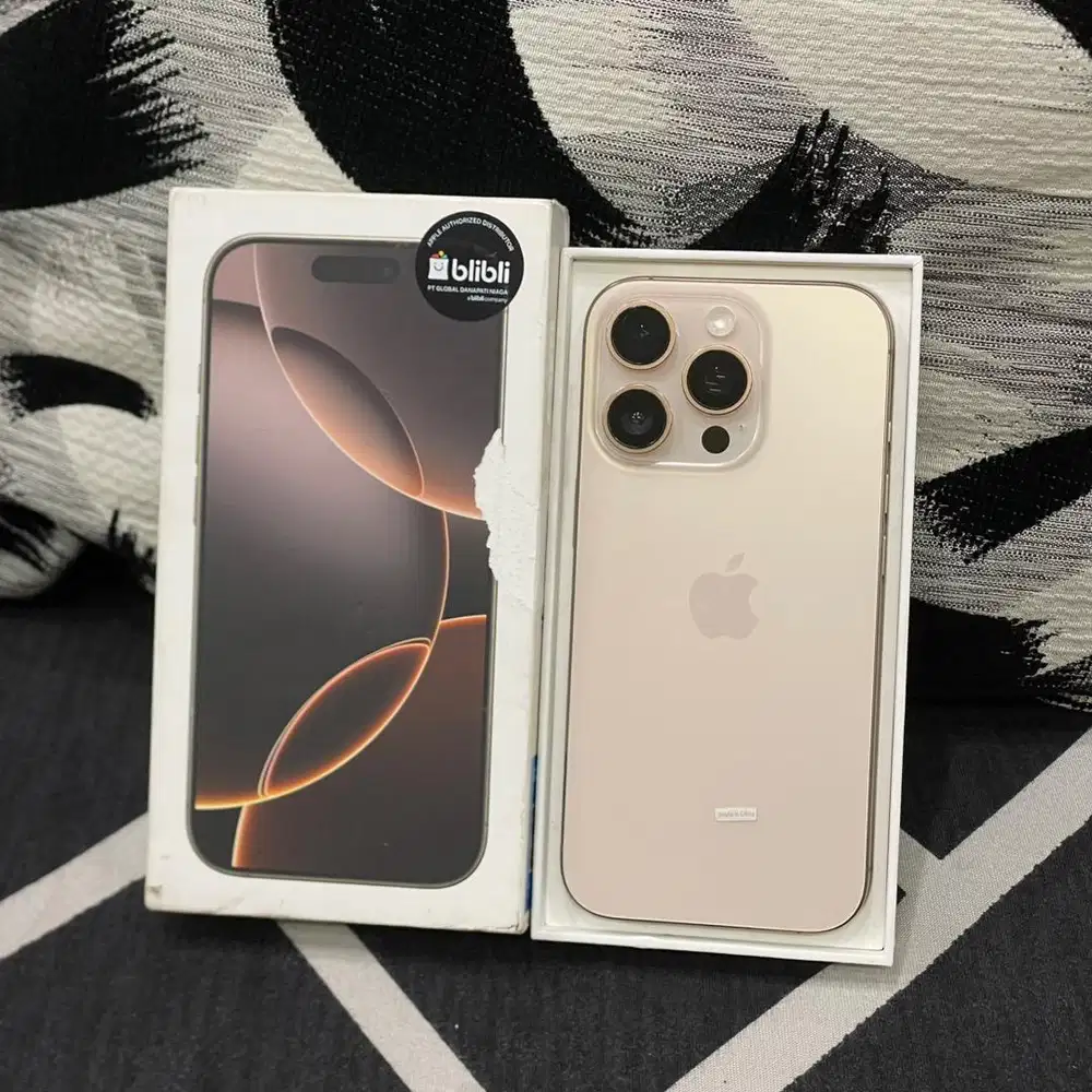 iPhone 16 Pro Dessert Titanium 128 GB Resmi
