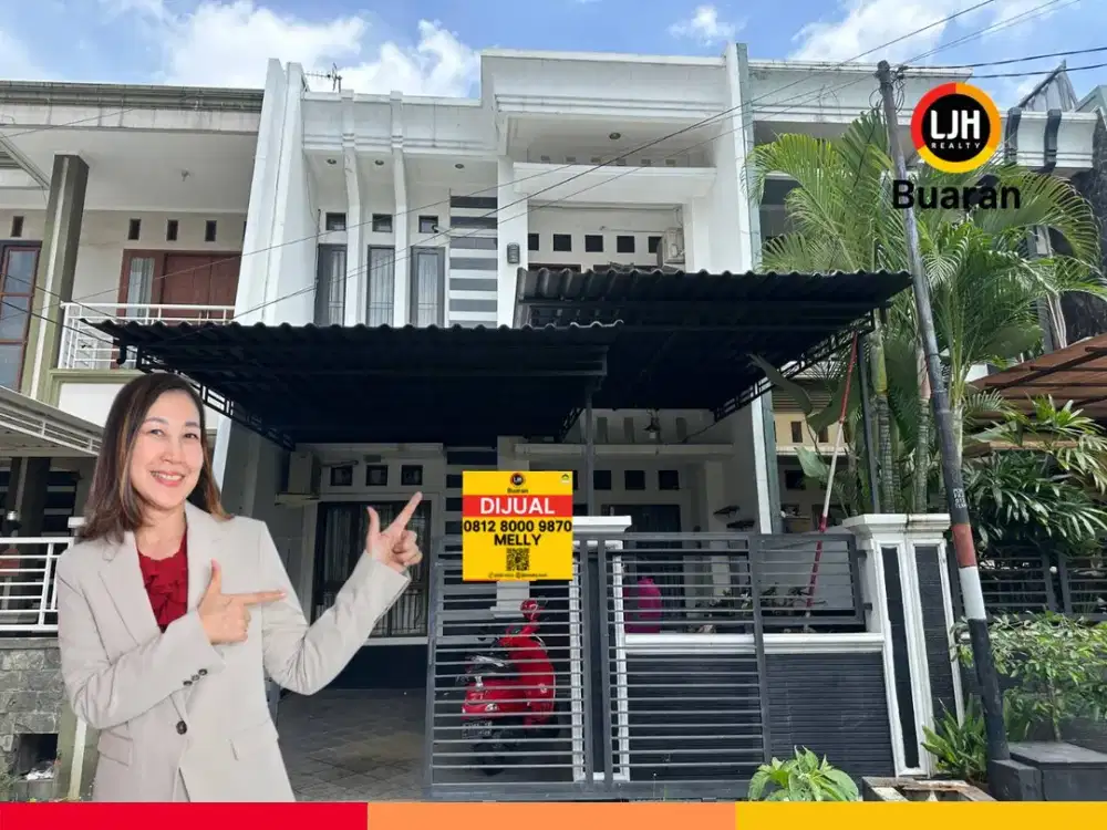 Dijual Rumah 2 Lantai Modern Minimalis Komplek Billymoon Pondok Kelapa, Jakarta Timur