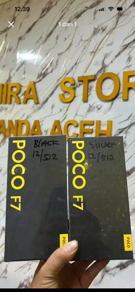 Poco f7 5g 12/512 new