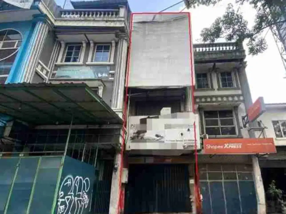 Dijal ruko strategis pinggir jalan idup cocok utk usaha/bisnis/kantor! harga murah dari pasaran. (Via Lelang)