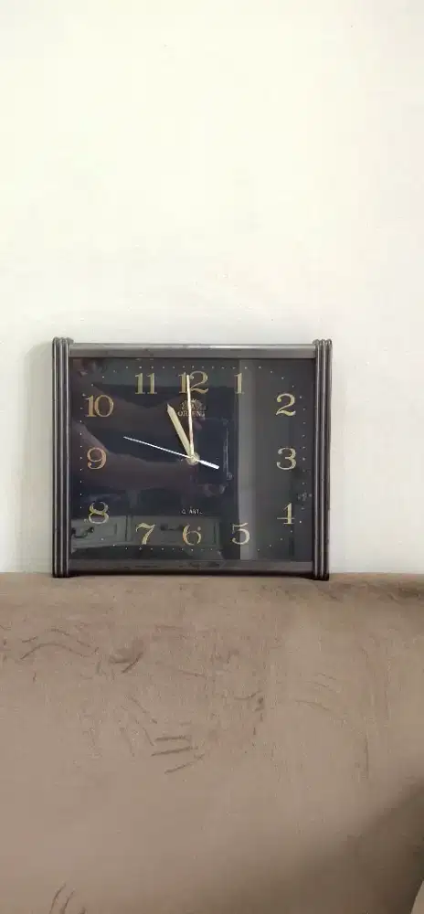 (WAJIB Transaksi Offline)Jam Dinding Orient Vintage 1980