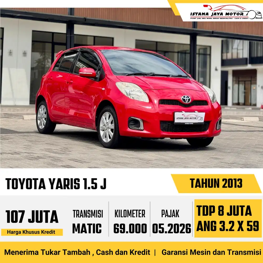 Toyota Yaris J AT th 2013 #istana jaya motor