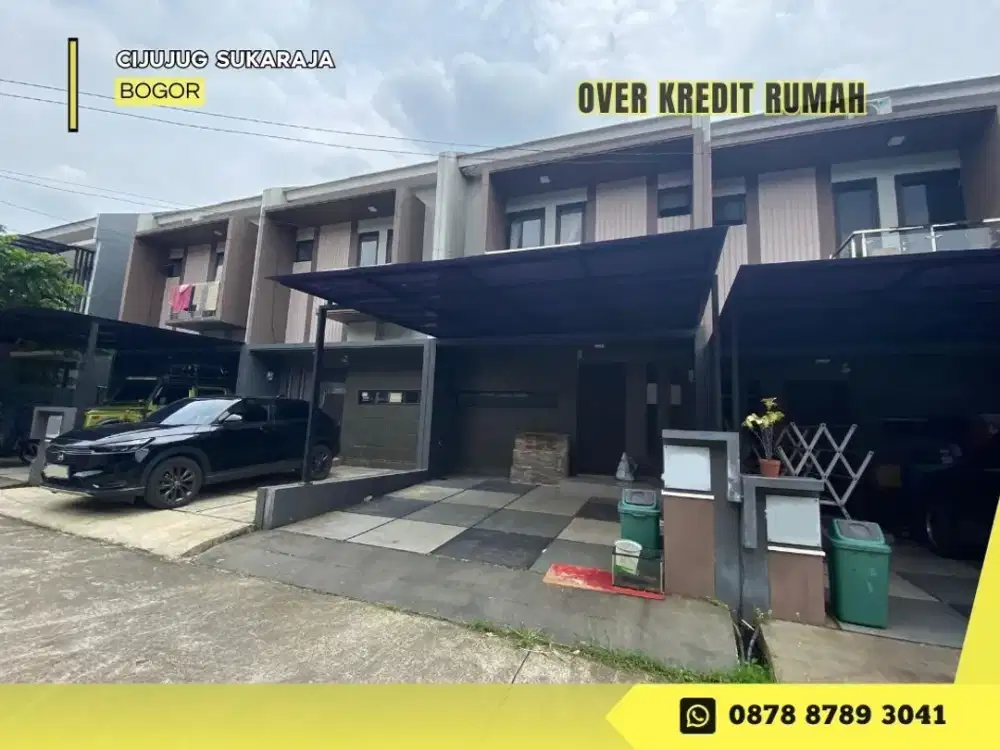 Rumah 2Lantai dijual Over Kredit 115JT di Graha Laras Sentul Bogor dkt Tol