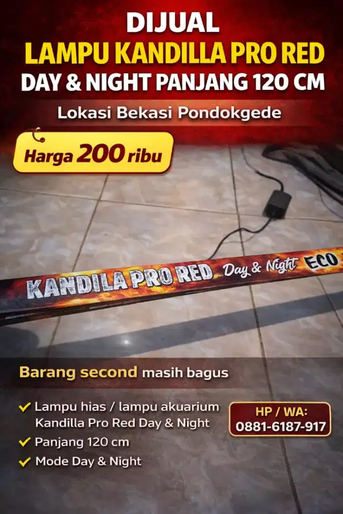 Lampu aquarium 120 cm