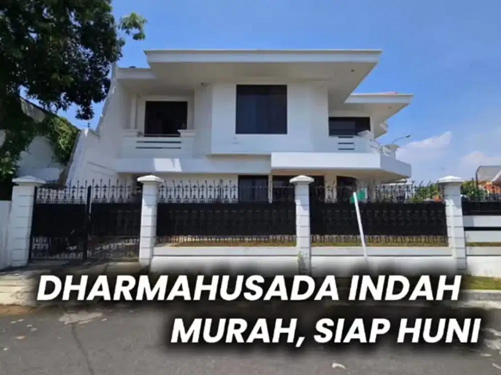 Rumah Dharmahusada Indah STRATEGIS SIAP HUNI garasi 2, carport 3