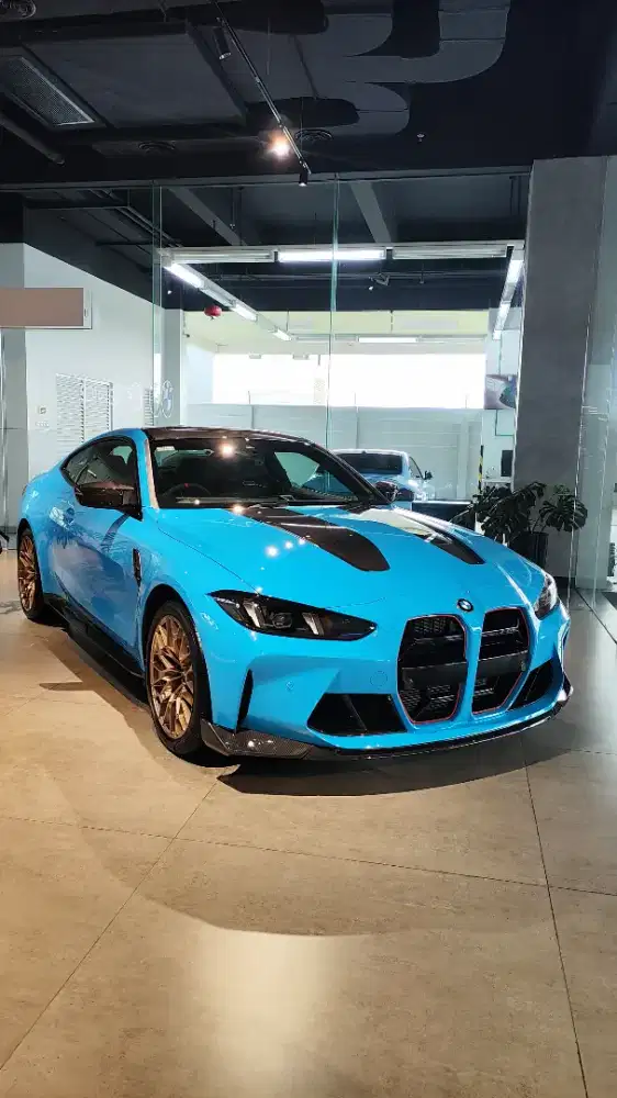 BMW M4 CS Coupe Riviera Blue