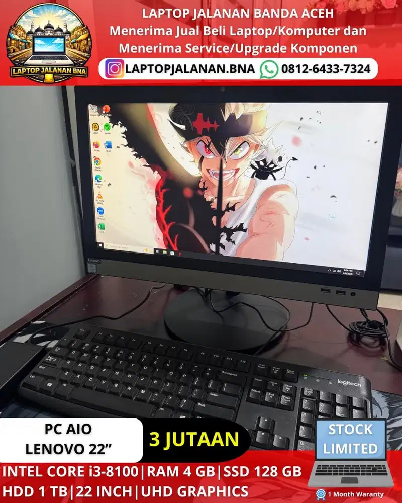 KOMPUTER KASIR DAN KANTORAN PC AIO LENOVO