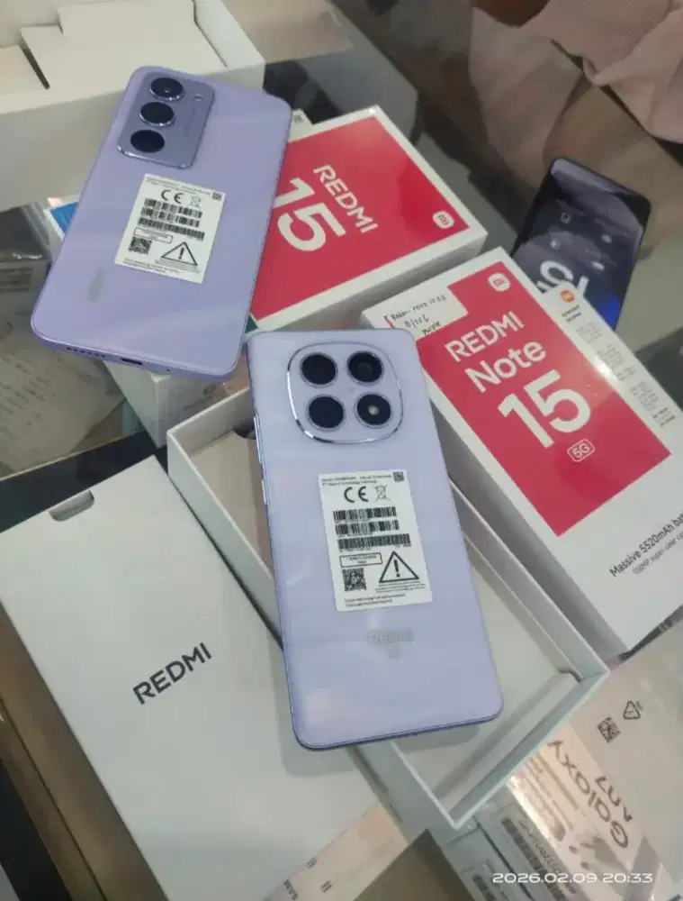 REDMI NOTE 15 5G RAM 8/256GB NEW BY ERAFONE RADIO DALAM