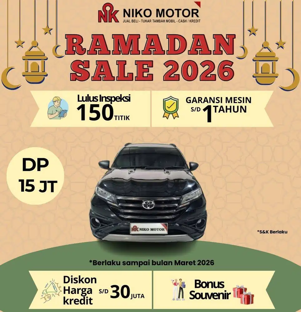 (ANTIK KM28RB) RUSH 1.5 S GR 2022 AT :2021|2023