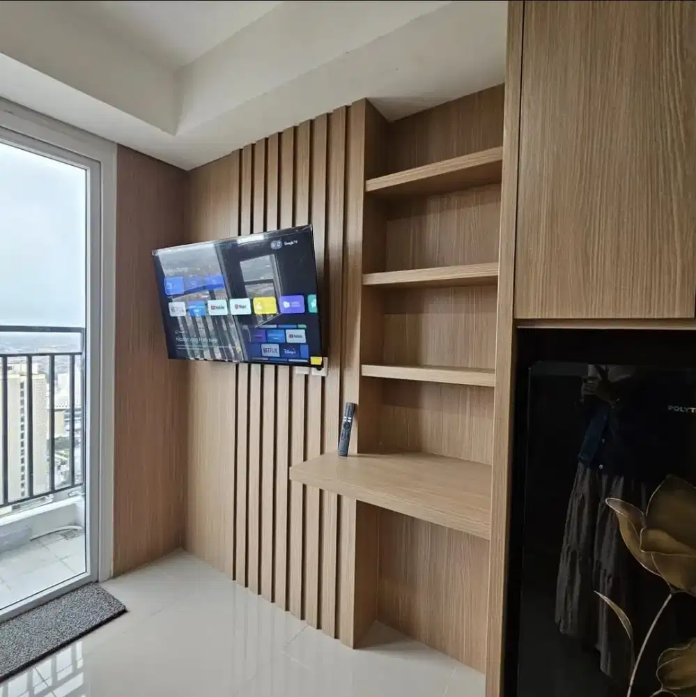 Apartemen Full Furnished - Terintegrasi KRL - Cocok untuk Mahasiswa