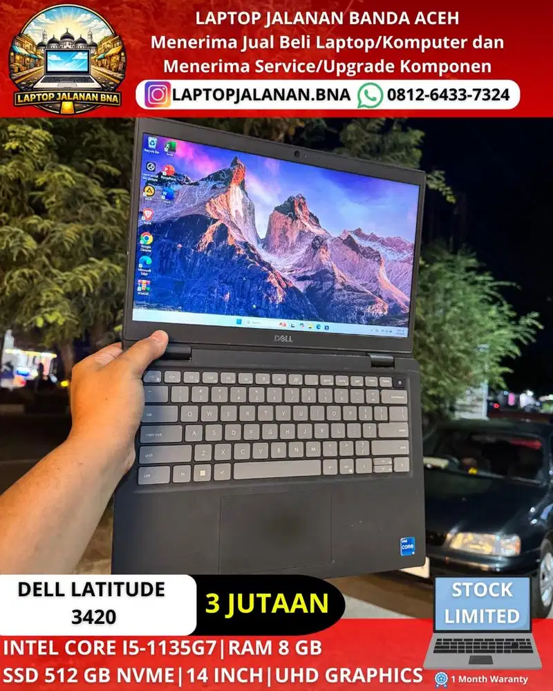 LAPTOP DELL CORE i5 GEN 11 RAM 8 GB
