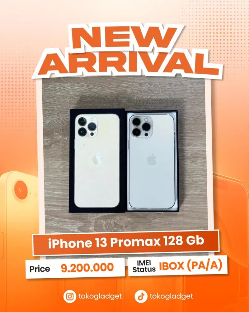 iPhone 13 Promax 128 Gb ex IBOX
