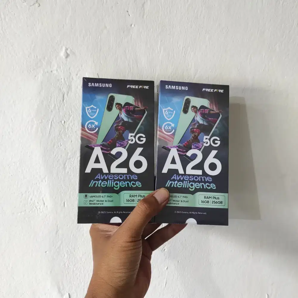 Berkinat ailahkan WA Samsung Galaxy A26 5G 8/256 Garansi resmi 1thn