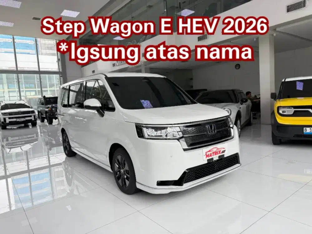 Honda step wagon e. Hev 2026 nik 2025 listrik