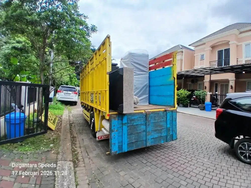 Sewa truk pindahan rumah termurah san terpercaya dijabodetabek
