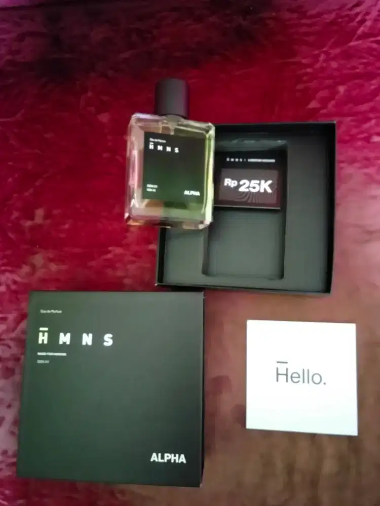 Minyak wangi HMNS ada voucher 25 RB nego
