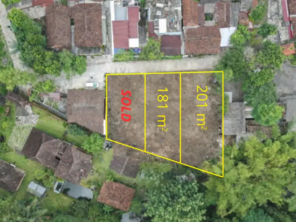 Tanah Pekarangan Siap Bangun Di Dekat Pasar Rejodani Jalan Palagan Jogja