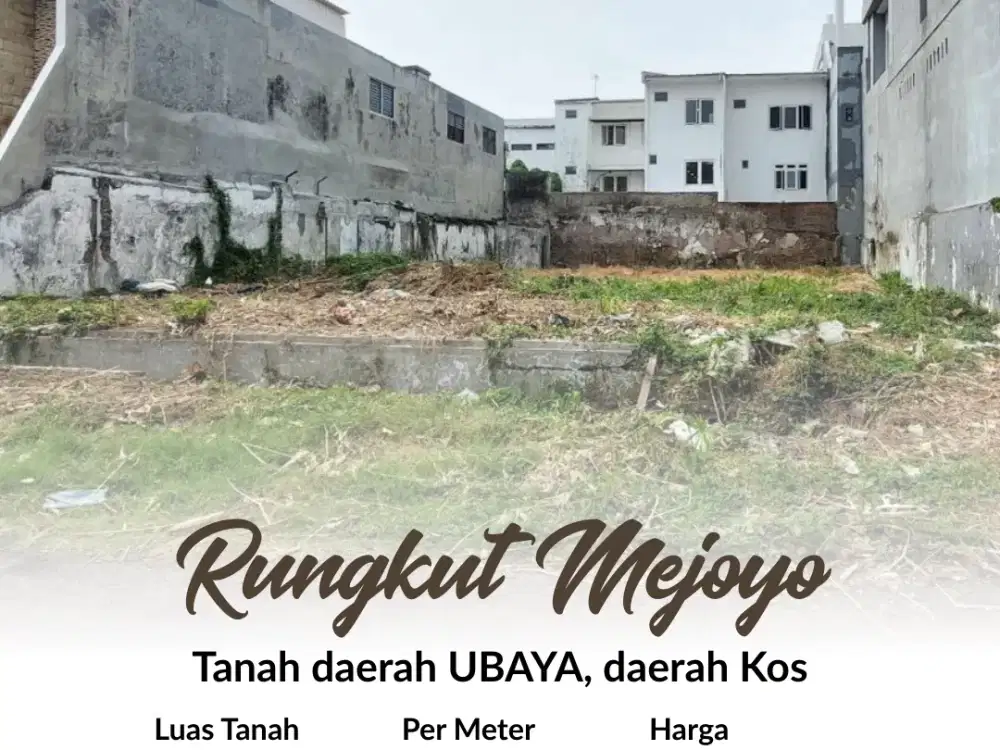 Kav Rungkut Mejoyo kawasan Kos UBAYA