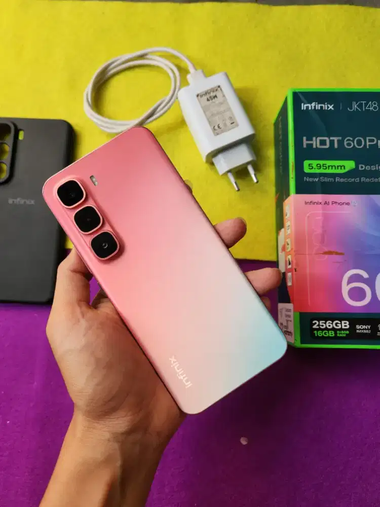 infinix hot 60 pro plus 8+8/256 | lengkap | Harga net| layar lengkung