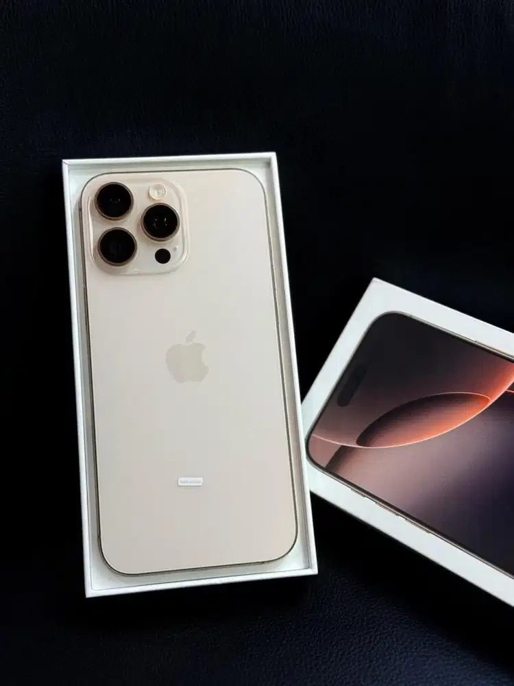 iphone 16 promax 256gb garansi on s/ april 2026 bh 100% ibox