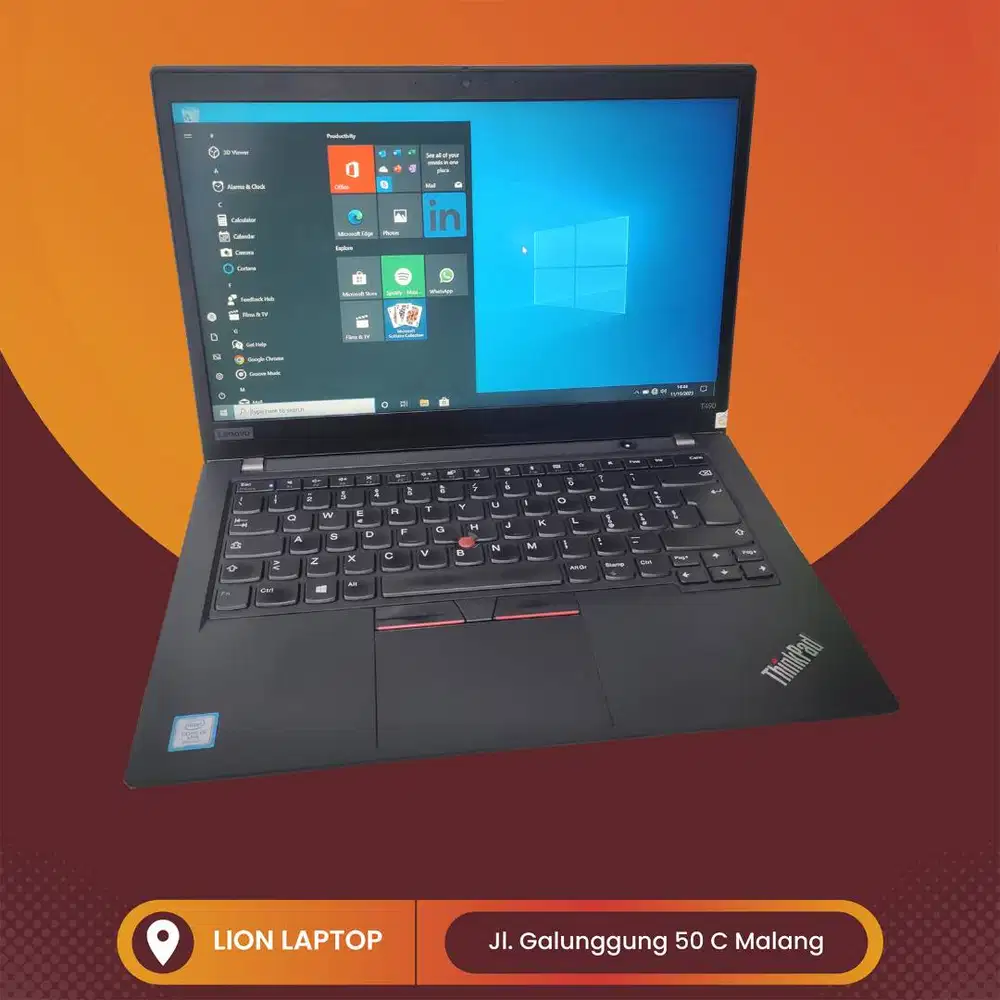 RAM 16GB i5 Gen 8 SSD 256GB Lenovo Thinkpad T490 [19|02]