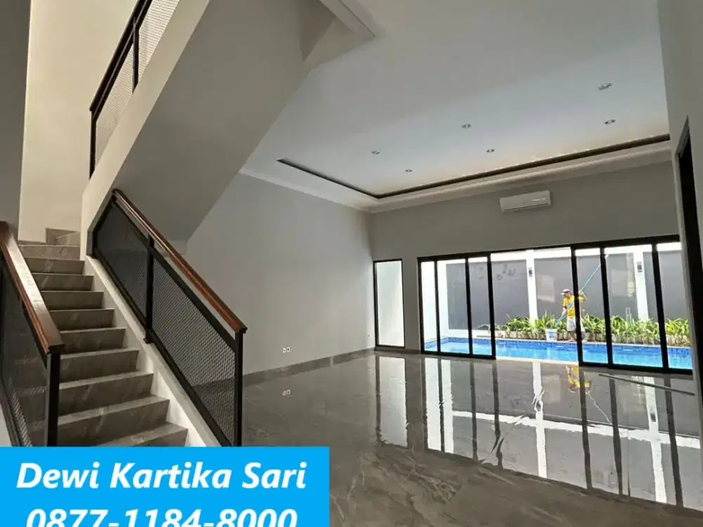 Jual Rumah Exclusive di Mertilang Sektor 9 Bintaro dengan Pool UT-17822