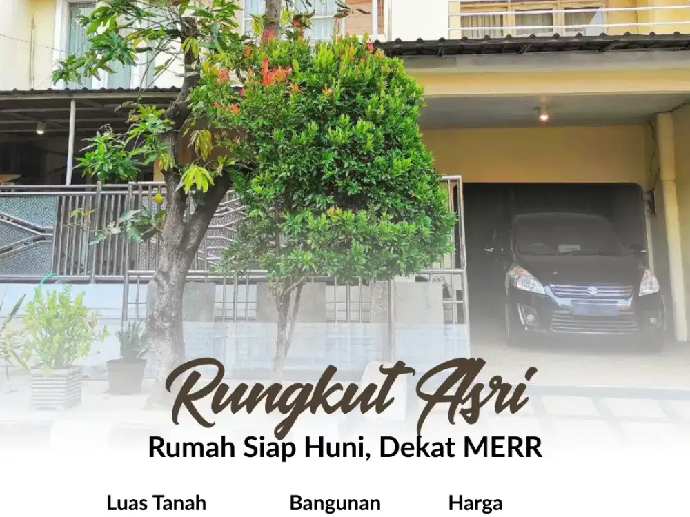 Rumah Rungkut Asri, Siap Huni
