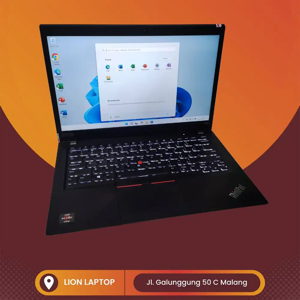 AMD Ryzen 5 PRO 3.7Ghz 8/256 VGA 2GB Lenovo Thinkpad T495s [19|02]