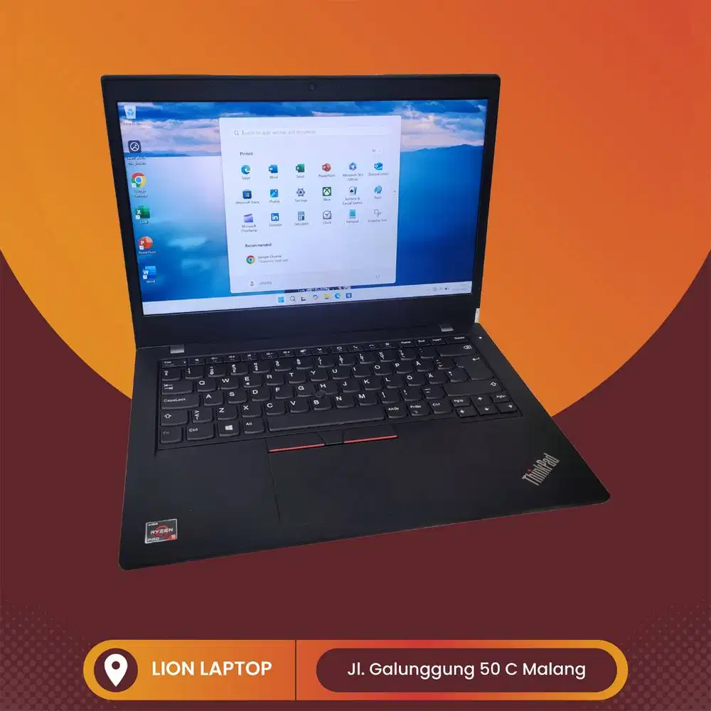 Gaming/Editing AMD Ryzen 5 PRO 8/256 MULUS Lenovo Thinkpad L14 [19|02]