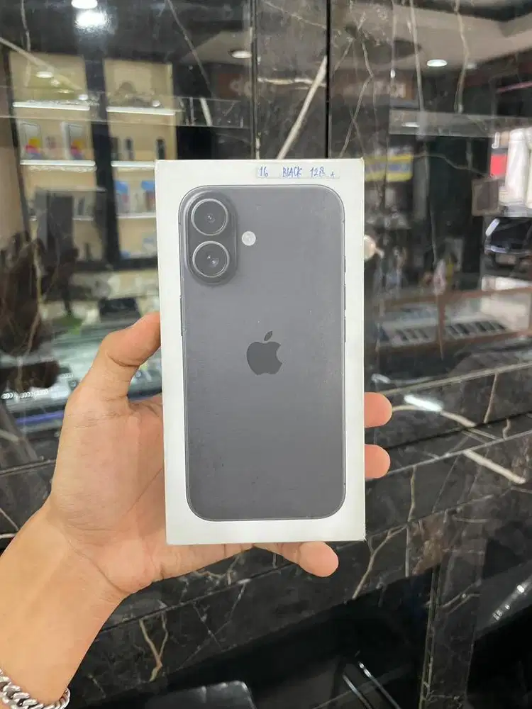 NEW IPHONE 16 128 BLACK IBOX